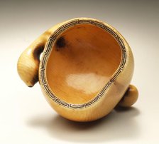 Gourd-Shaped Sake Cup, Mid-19th century. Creator: Ohara Mitsuhiro.