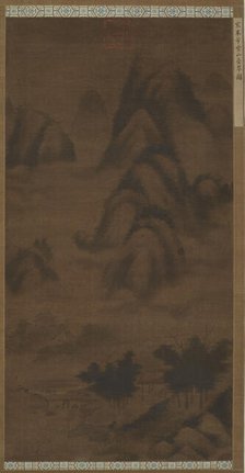 Verdant Peaks in Clouds, Ming dynasty, (16th century?). Creator: Unknown.