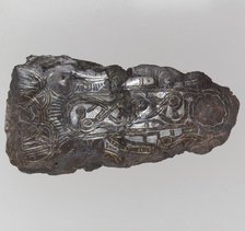 Counter Plate of a Belt Buckle, Frankish, last quarter 7th century. Creator: Unknown.