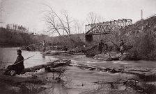Bull Run. Bridge Near Union Mills, ca. 1862. Creator: Tim O'Sullivan.