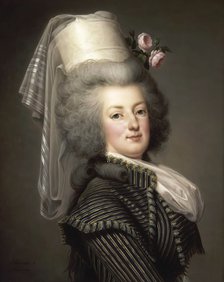 Portrait of Queen Marie Antoinette of France (1755-1793). Artist: Wertmüller, Adolf Ulrik (1751-1811)