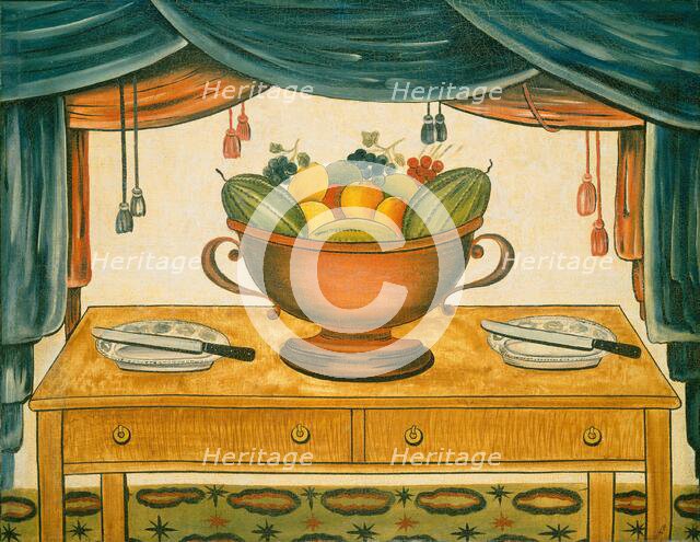 Bowl of Fruit, c. 1830. Creator: Unknown.