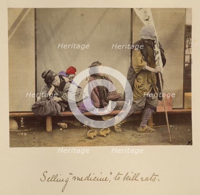 Selling \medicine\ to kill rats, about 1873-1883. Creator: Shinichi Suzuki I.
