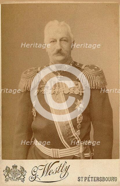 General Konstantin Pavlovich Prezhbyano (1840-1905). Creator: Photo studio E. Westly & Co.