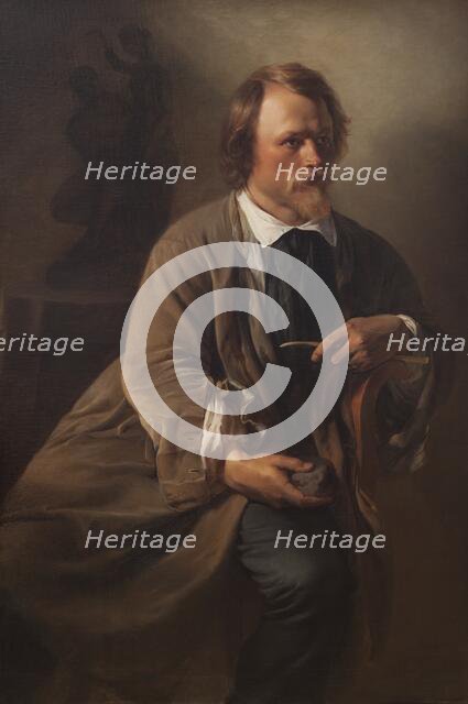 The Sculptor Jens Adolf Jerichau, the Artist's Husband, 1846. Creator: Elisabeth Baumann.