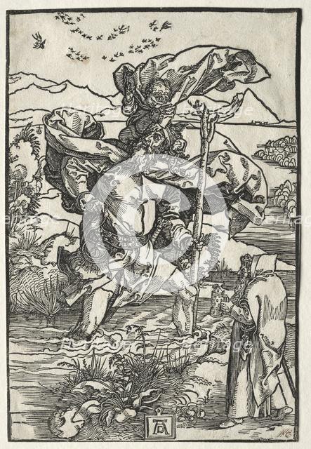 St. Christopher with the Birds, c. 1501-1504. Creator: Albrecht Dürer (German, 1471-1528).
