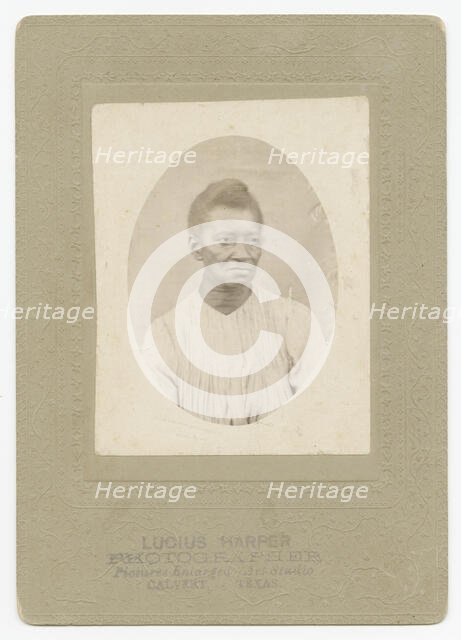 Photograph of a woman, ca. 1910. Creator: Lucius Harper.