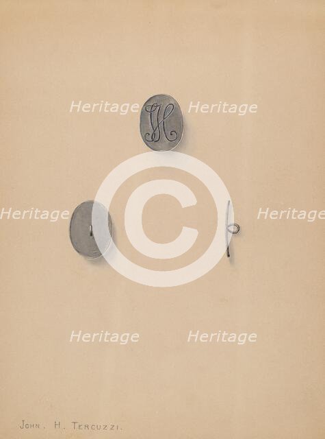 Button, 1935/1942. Creator: John H. Tercuzzi.