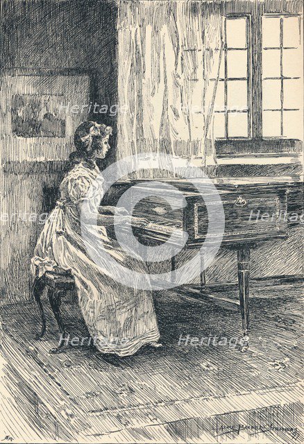 'Illustration to John Halifax, Gentleman', c1897. Artist: Alice Barber Stephens.