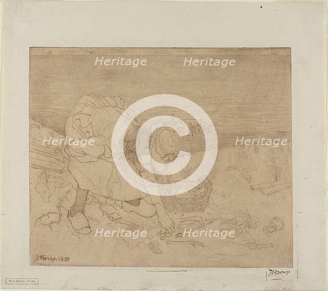 Sprokelend Kind, 1899. Creator: Jan Toorop.