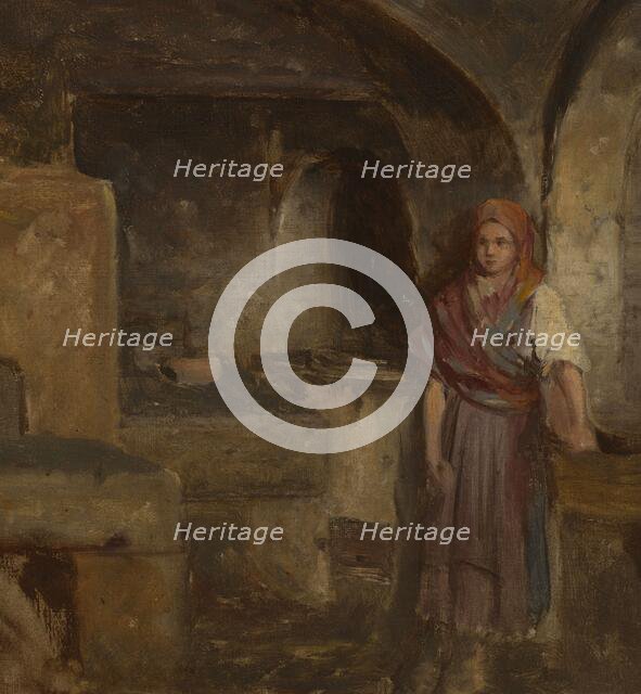 Girl in the Kitchen, 1870. Creator: Aleksander Kotsis.