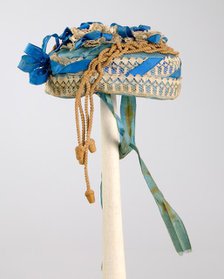 Bonnet, American, ca. 1865. Creator: Unknown.