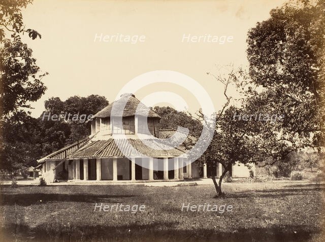 Bungalow in Umballa, 1850s. Creator: Unknown.