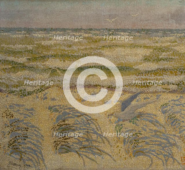 Dune and Sea, c1899. Creator: Toorop, Jan (1858-1928).