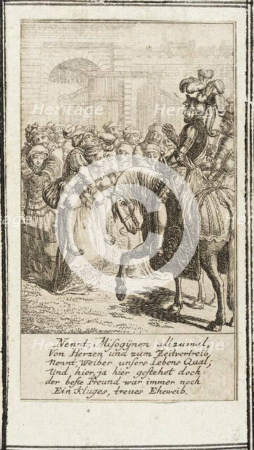 Plate 11 for 'Moral and Satiric Content', 1778. Creator: Daniel Nikolaus Chodowiecki.