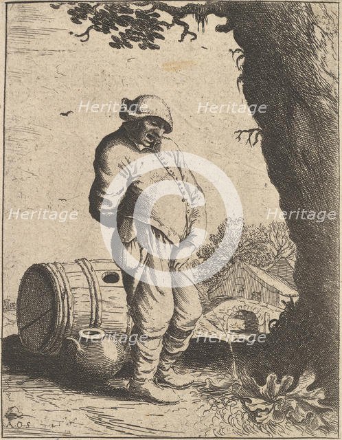 The Pissing Man, 1610-85. Creator: Adriaen van Ostade.