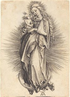 The Virgin on the Crescent, c. 1498/1499. Creator: Albrecht Durer.