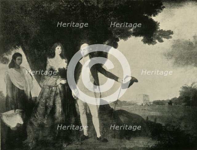 'Warren Hastings and Mrs. Hastings', 1784-87, (1925). Creator: Unknown.
