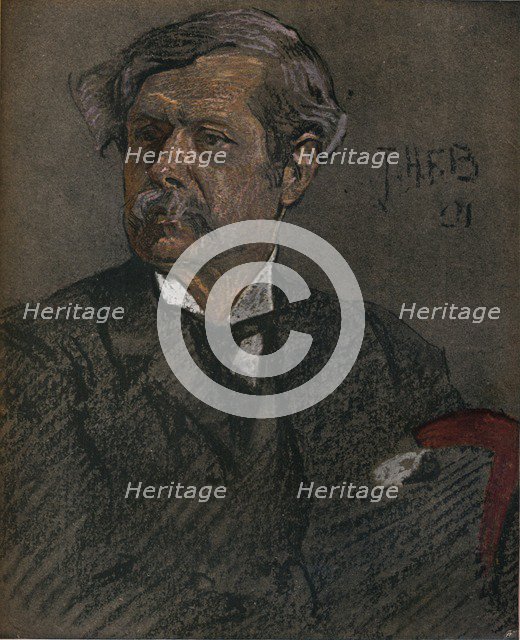 'Portrait of Alfred East', c1902. Artist: John Henry Frederick Bacon.