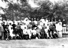 The Cretan Question: officers of the international forces now at Canea, 1898. Creator: Unknown.