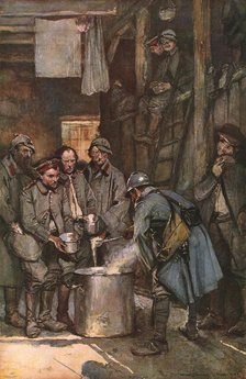 ''Prisonniers allemands a Souville', 1916 (1924) Creator: Francois Flameng.