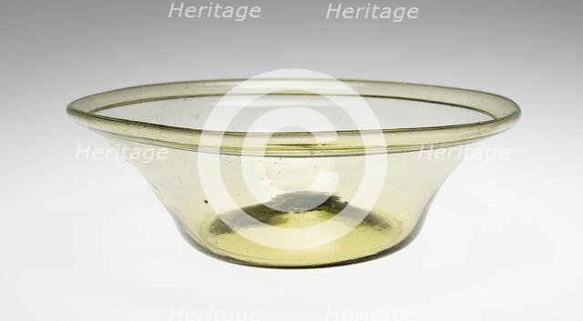 Bowl, 1821/29. Creator: Mantua Glass.