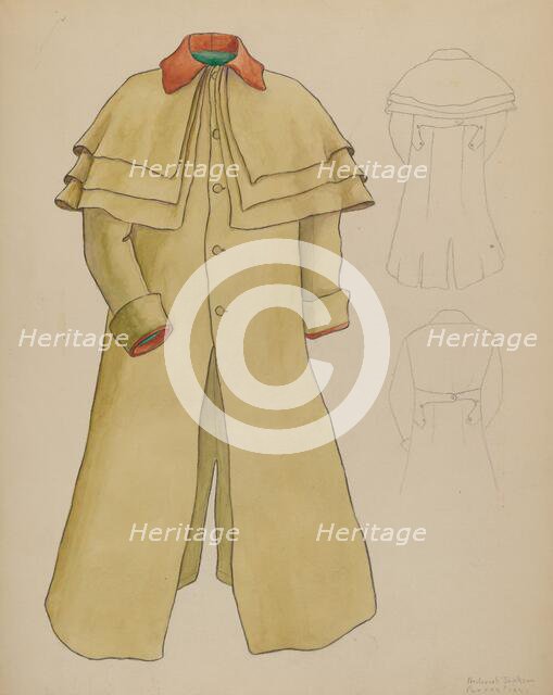 Man's Great Coat, c. 1937. Creator: Frederick Jackson.