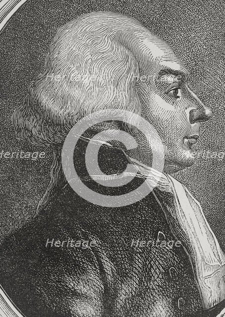 Jerome Petion de Villeneuve, (1756-1794), French revolutionary, one of the Jacobin leaders, 1876.  Creator: Unknown.