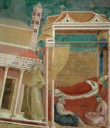 Dream of Innocent III (from Legend of Saint Francis), 1295-1300. Creator: Giotto di Bondone (1266-1377).