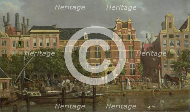 The Latin school on the Singel, Amsterdam, 1802. Creator: Jacob Smies.