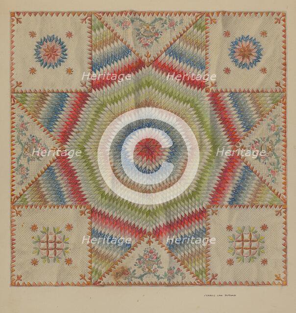 Pieced Quilt. Creator: Francis Law Durand.