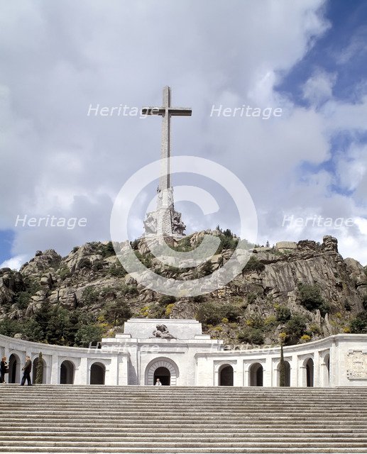 Valle de los Caídos (Valley of the Fallen), monument erected between 1940 and 1959 by order of Fr…
