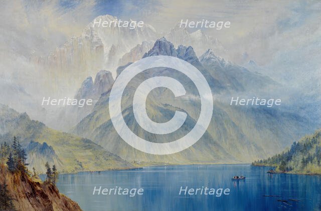 Mt Civetta, 1867. Creator: Elijah Walton.