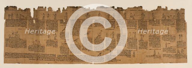 The Book of the Dead of Nes-Min, Section 8, c200-30 BC. Creator: Unknown.