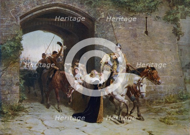 'Sweethearts and Wives', 1882, (1912).Artist: Samuel Waller