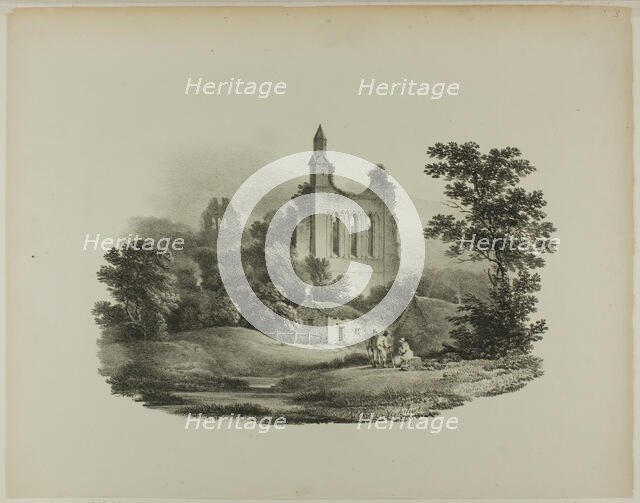 Byland Abbey, Yorkshire, 1821. Creator: Francis Nicholson.