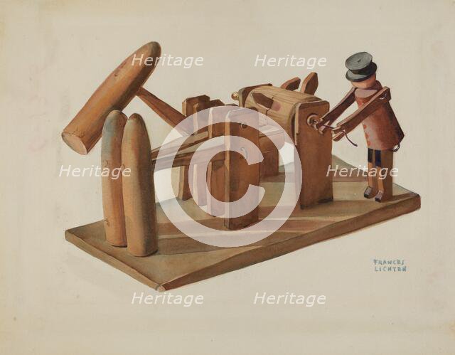 Pa. German Toy Stamping Mill, 1935/1942. Creator: Frances Lichten.