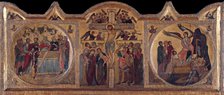 Altarpiece with crucifixion from Soest, ca 1240. Artist: Anonymous  