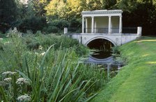 Tea House Bridge at Audley End House and Gardens, Saffron Walden, Essex, c2000s(?). Artist: Marianne Majerus.