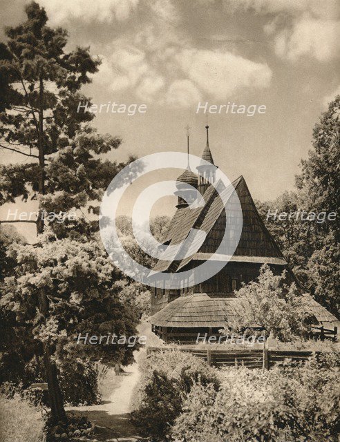 'Pniow (Oberschlesien) - Wooden church', 1931. Artist: Kurt Hielscher.