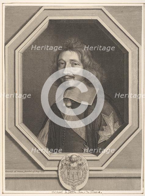 Chancelier Michel IV Le Tellier, 1658. Creator: Robert Nanteuil.