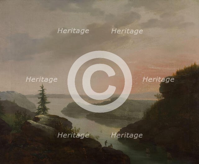 The entrance to Halden, probably 1793c1793. Creator: Christian August Lorentzen.