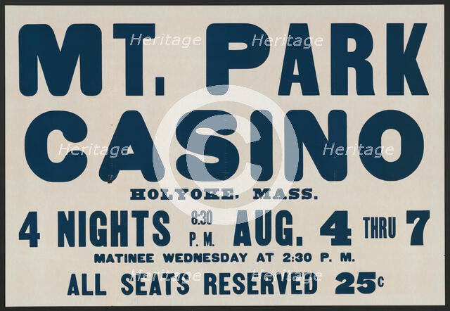 All of a Summer Evening, Holyoke, MA, 1937. Creator: Unknown.