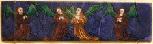 Plaque with Four Angels, French, 16th century. Creator: Unknown.