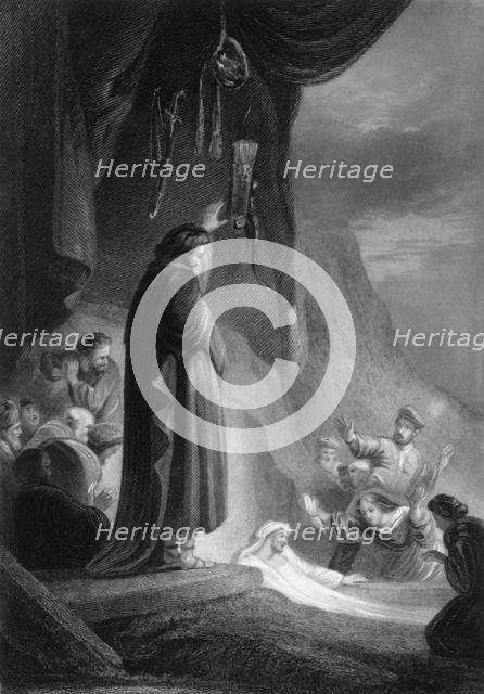 'He cried with a loud voice, Lazarus, come forth', 19th century. Creator: J Thomson.