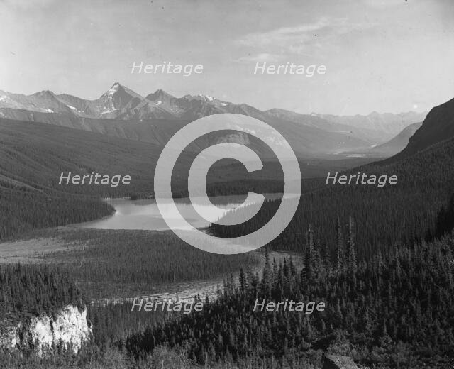 Yoho Park Reserve, B.C., Canada, Van Horn Range & Emerald Lake, between 1890 and 1906. Creator: Unknown.