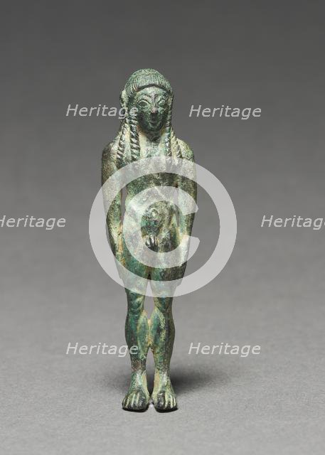 Statuette of a Kouros, 600-500 BC. Creator: Unknown.