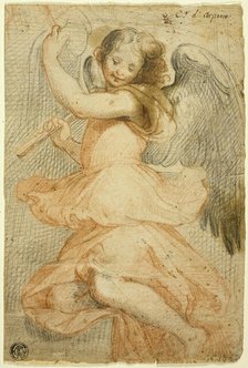 Angel Holding a Flute, 1580. Creator: Unknown.