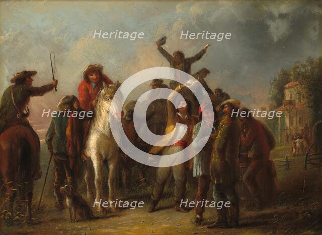 Election Scene, Catonsville, Baltimore County, c. 1860. Creator: Alfred Jacob Miller.