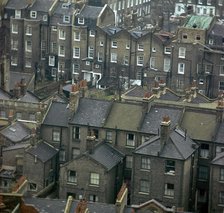 19th century houses in London, 19th century. Artist: Unknown